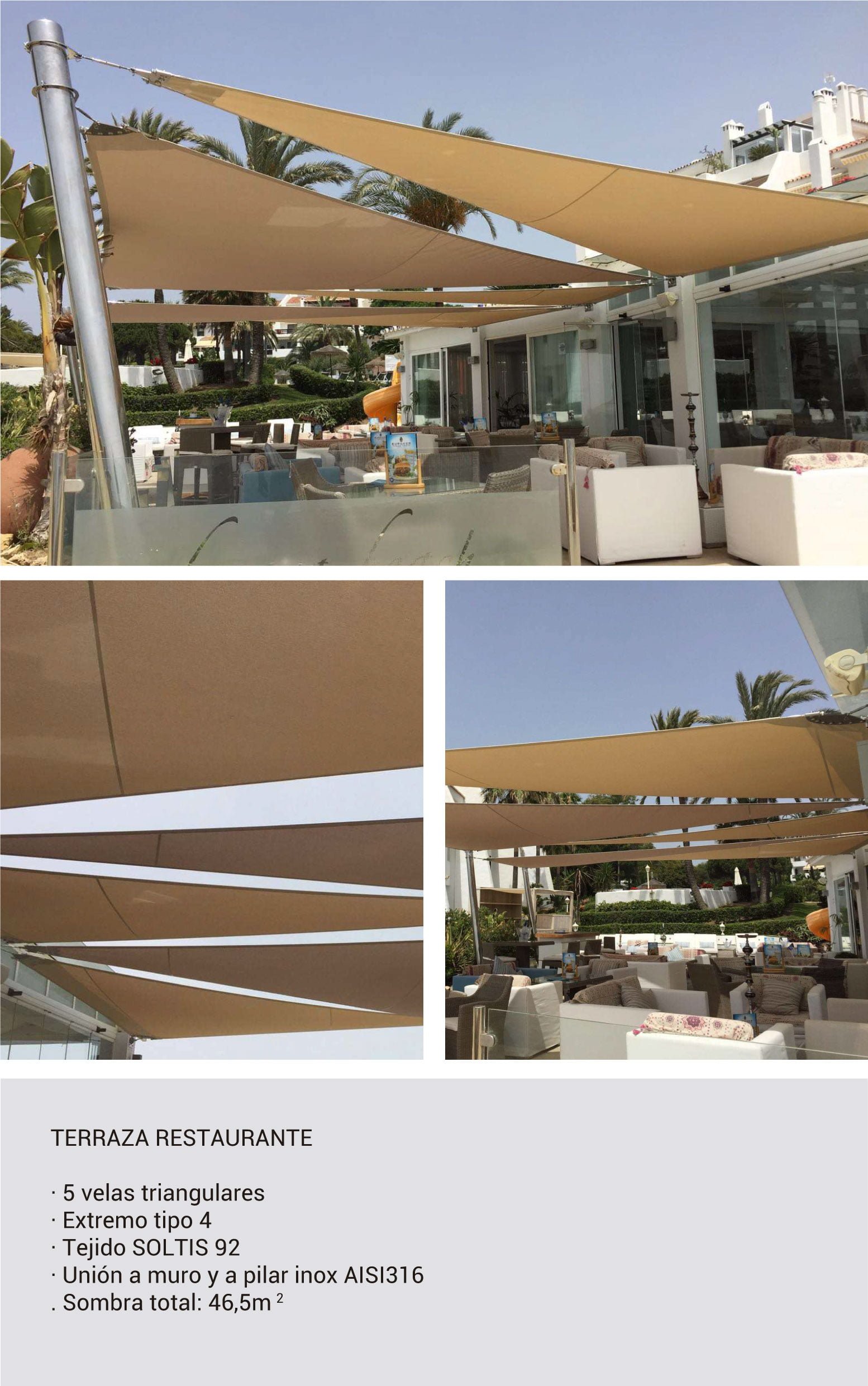 Un par de imágenes de un restaurante con velas de Tol2Jávea